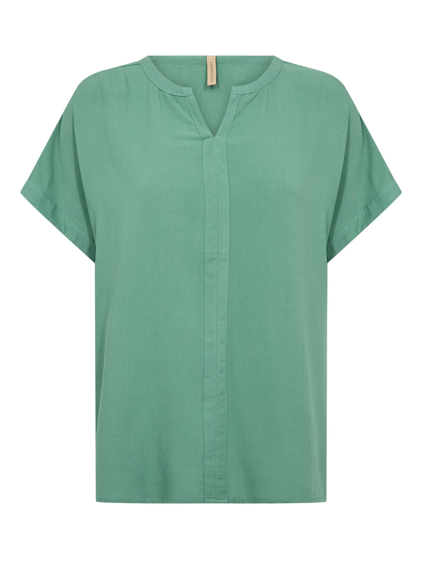T-shirt verde Soya Concept casual da donna con scollo a V