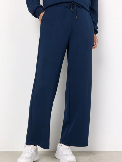 Pantaloni sportivi soft e casual SoyaConcept da donna blu