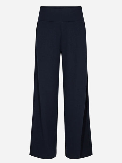 Pantalone blu Siham a vita alta per donna di Soya Concept
