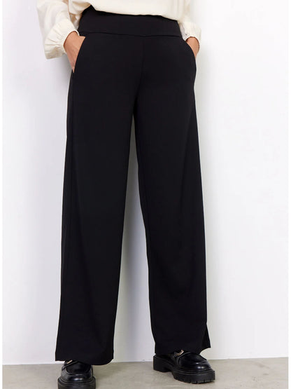 Soya c. panta siham pantalone da donna nero