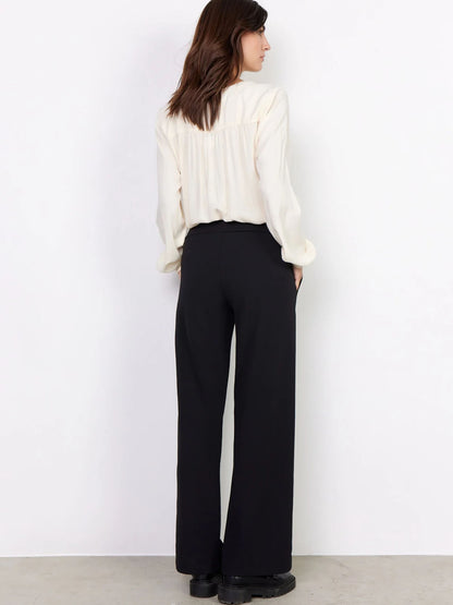 Soya c. panta siham pantalone da donna nero