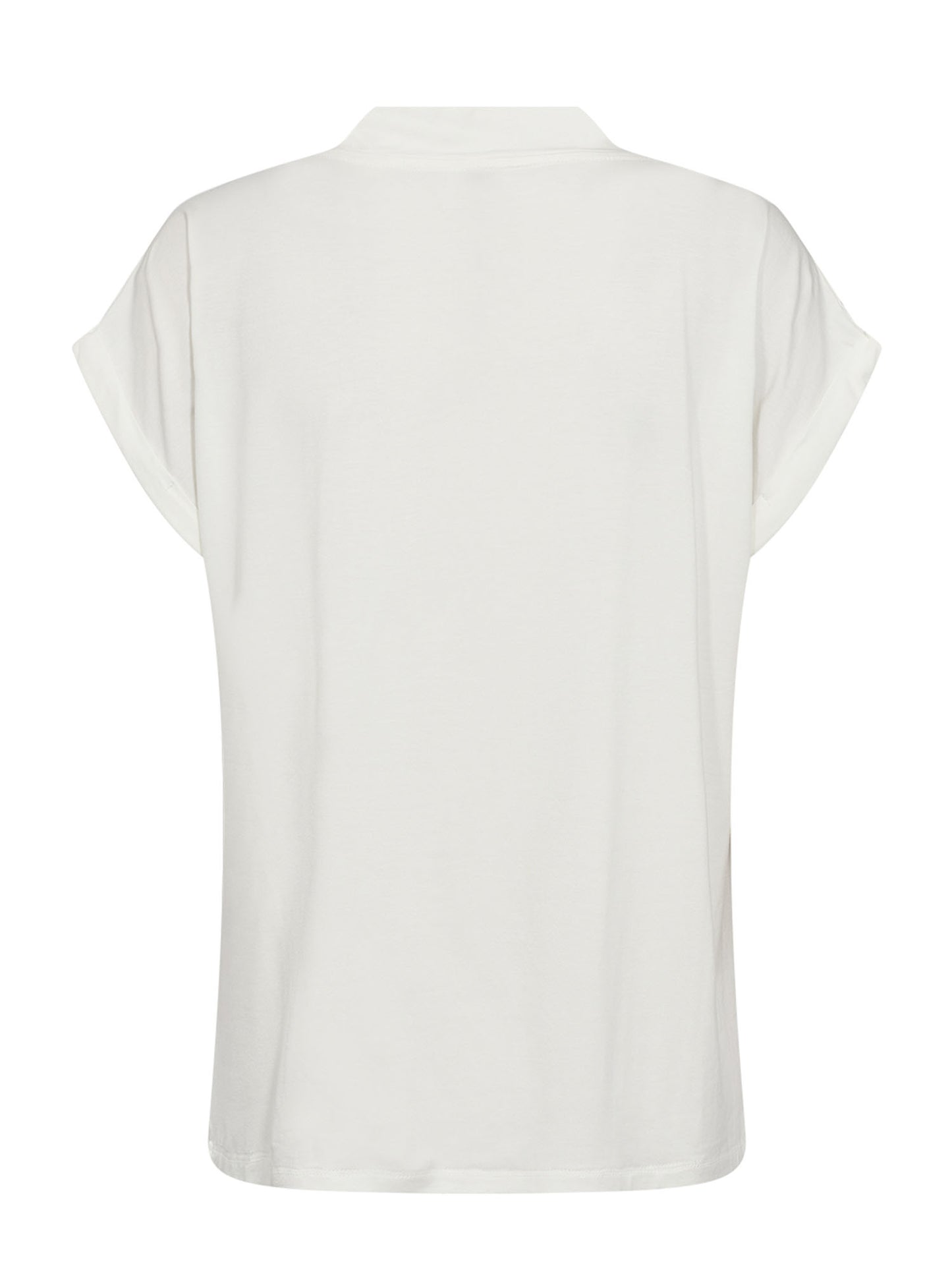 Soyaconcept Marica, t-shirt donna bianca con collo a V