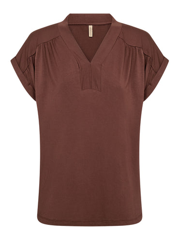 T-SHIRT MARRONE SOYA CONCEPT DA DONNA