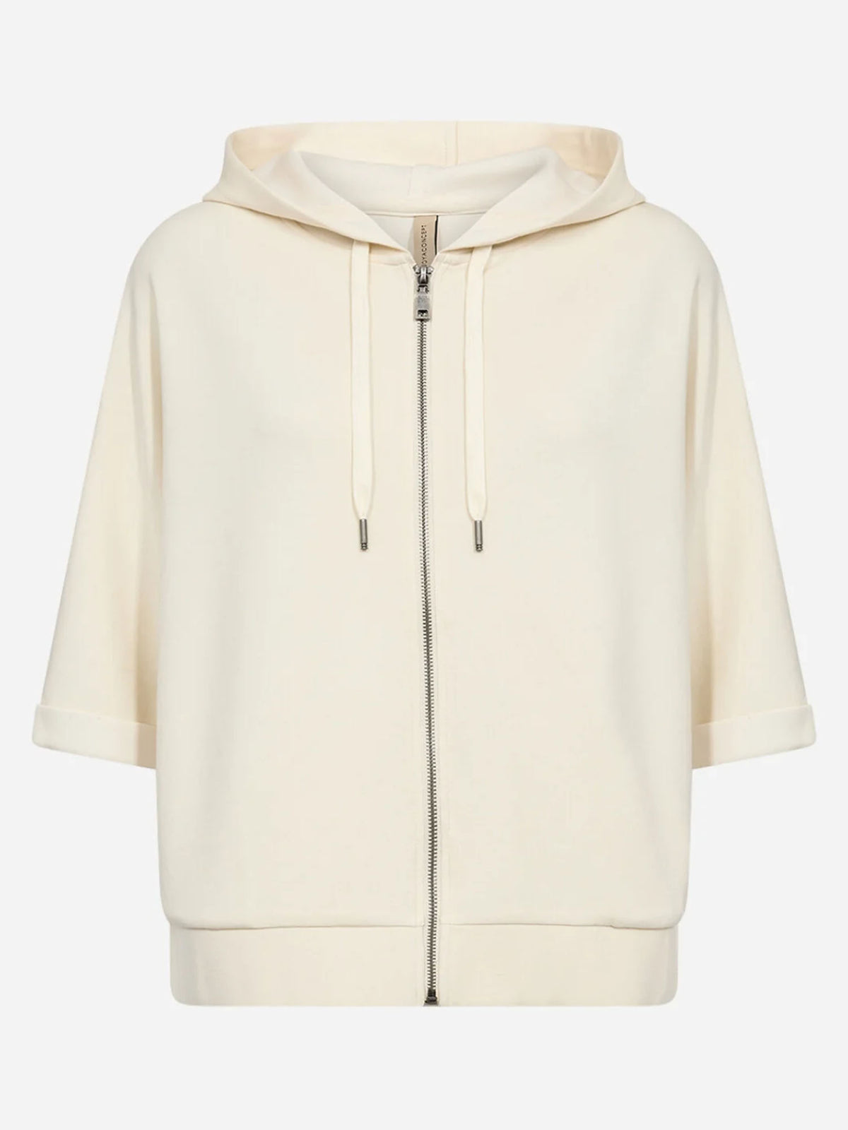 Soya c. felpa zip+ca da donna panna