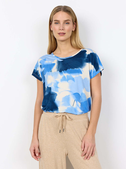 BLOUSA AZZURRO MULTICOLOR SOYA CONCEPT DA DONNA