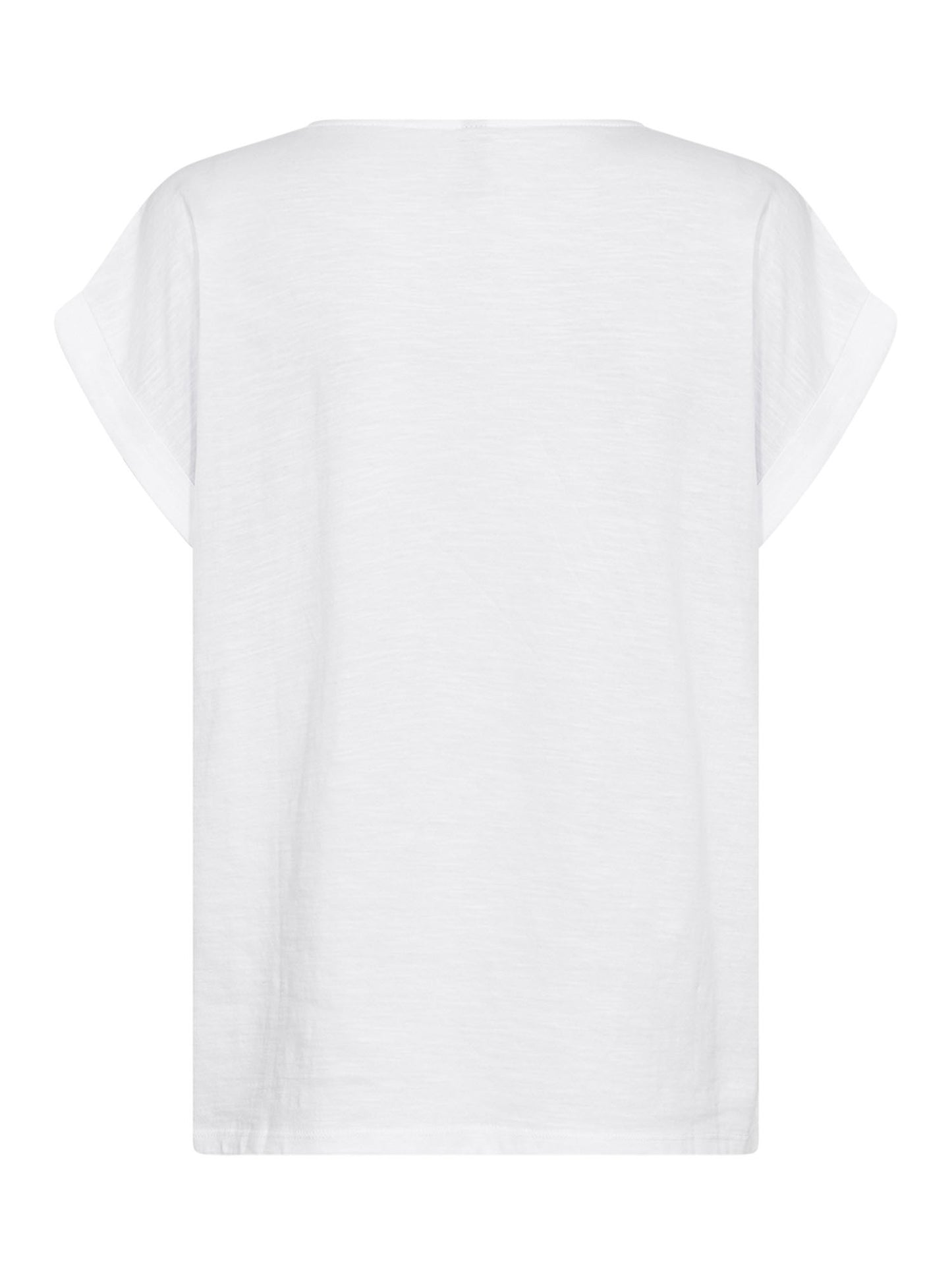 T-shirt donna Soyaconcept bianca per la primavera-estate