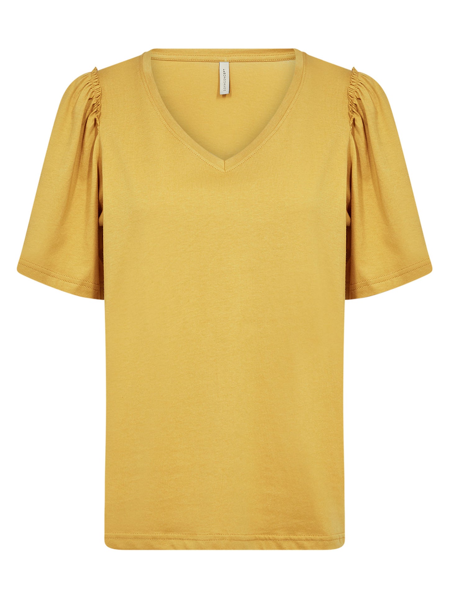 T-shirt maniche corte da donna adulto in giallo brillante di Soyaconcept