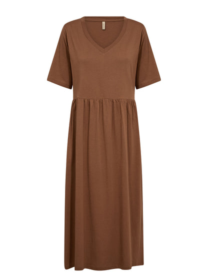 Soya Concept vestito da donna adulto marrone versatile ed elegante