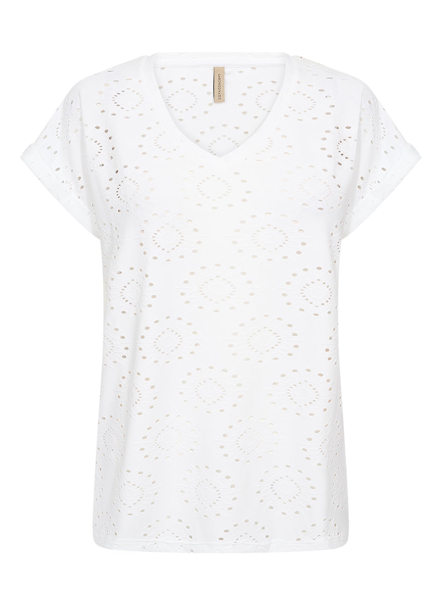 Soyaconcept t-shirt da donna adulto bianca a manica corta