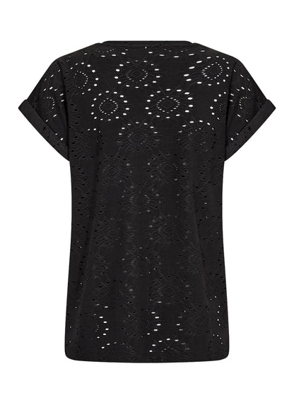 T-shirt da donna adulto Soyaconcept nera manica corta