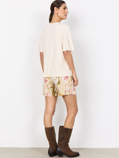 T-shirt beige da donna adulto Soyaconcept per ogni occasione