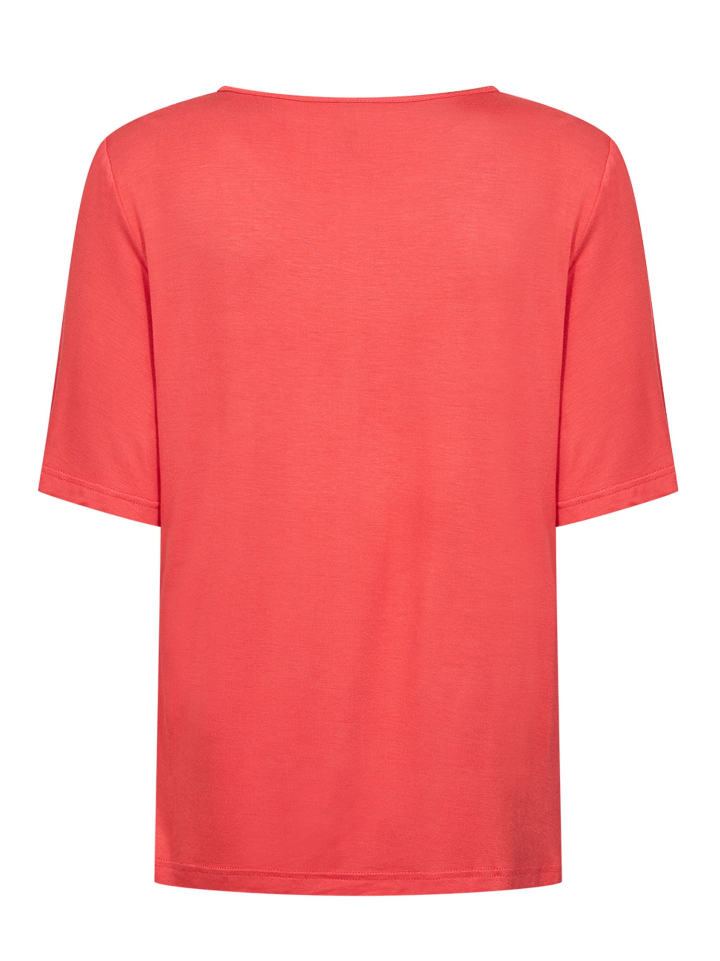 T-shirt da donna rosso Soyaconcept dalla linea contemporanea