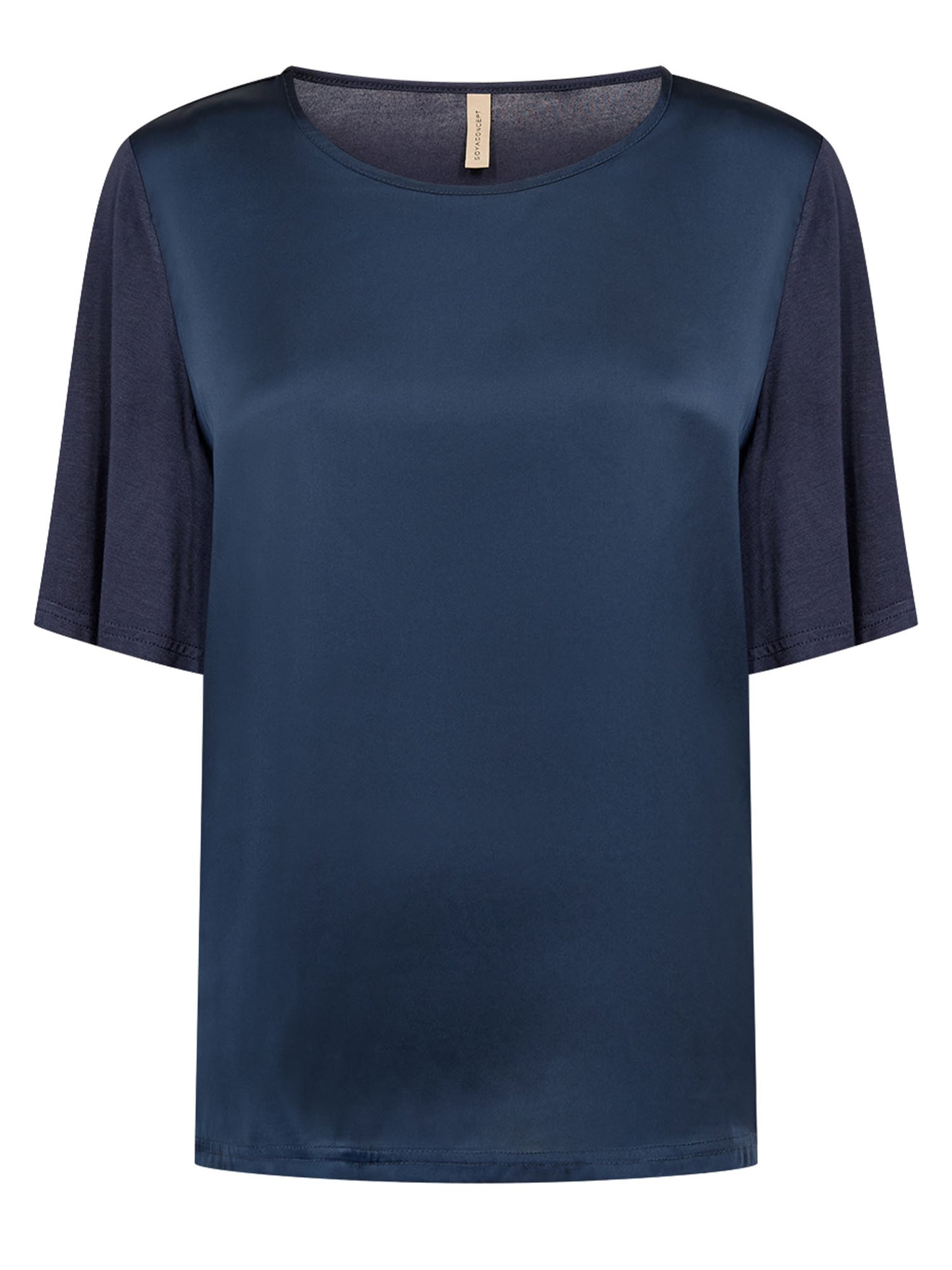 T-shirt basic Soyaconcept da donna blu
