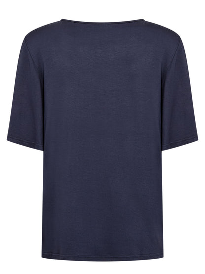 T-shirt basic Soyaconcept da donna blu