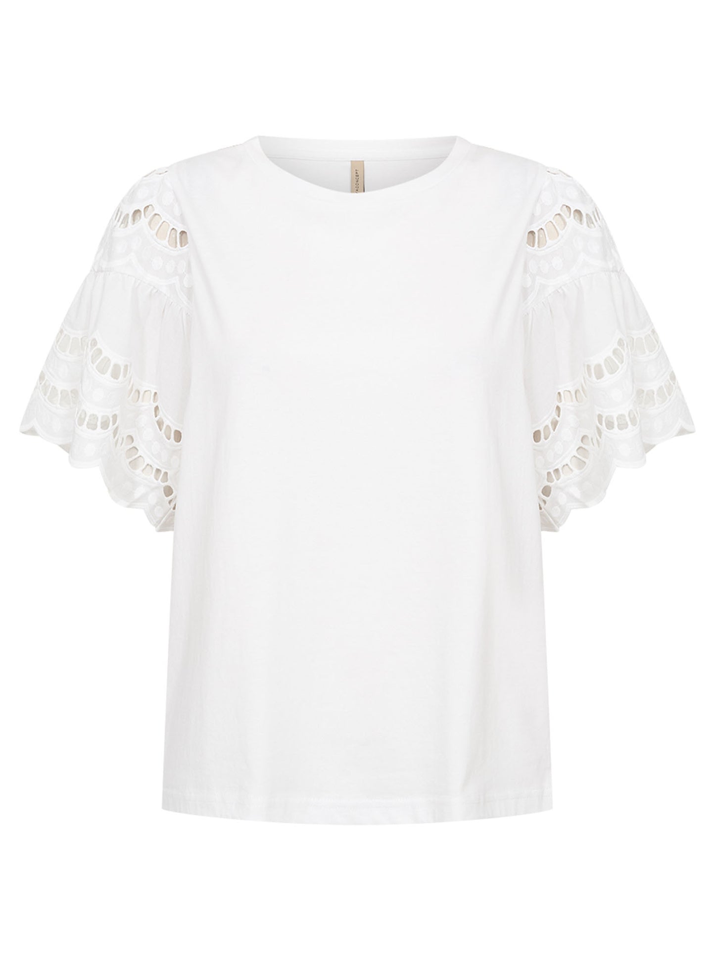 T-shirt donna Soyaconcept bianca a maniche corte