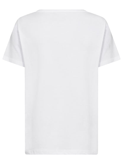 T-shirt da donna adulto Soyaconcept bianca a maniche corte