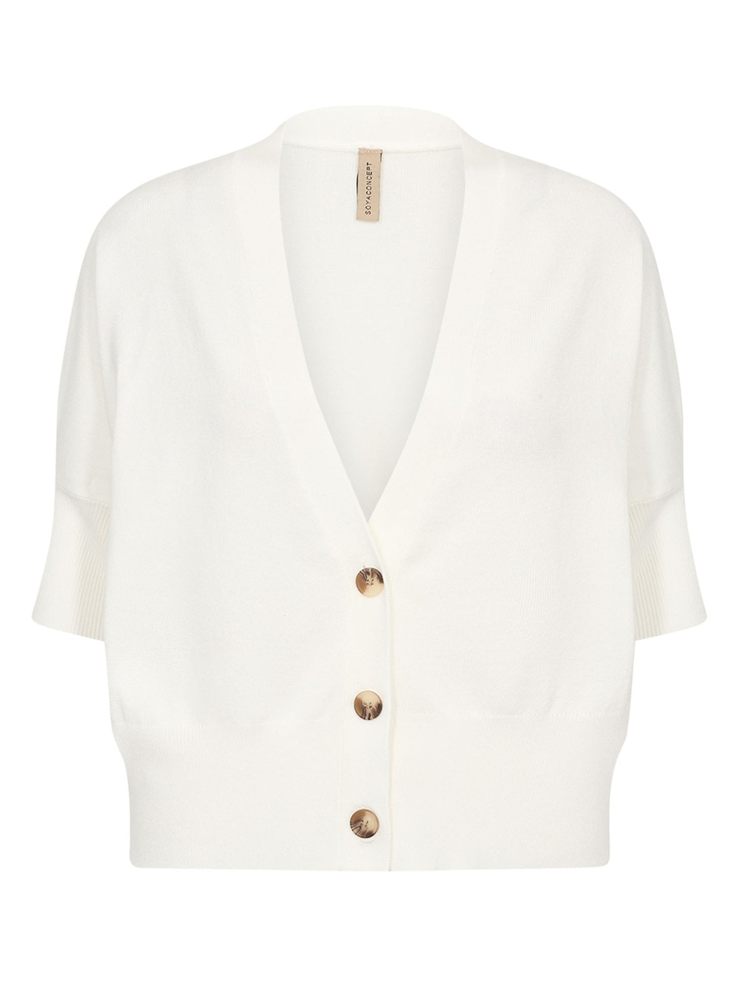 Cardigan da donna adulto crema Soyaconcept versatile e confortevole