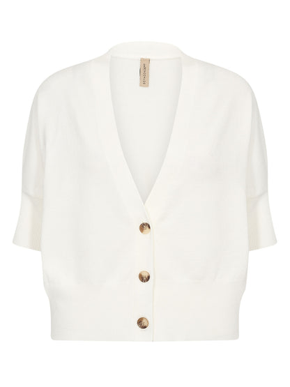 Cardigan da donna adulto crema Soyaconcept versatile e confortevole