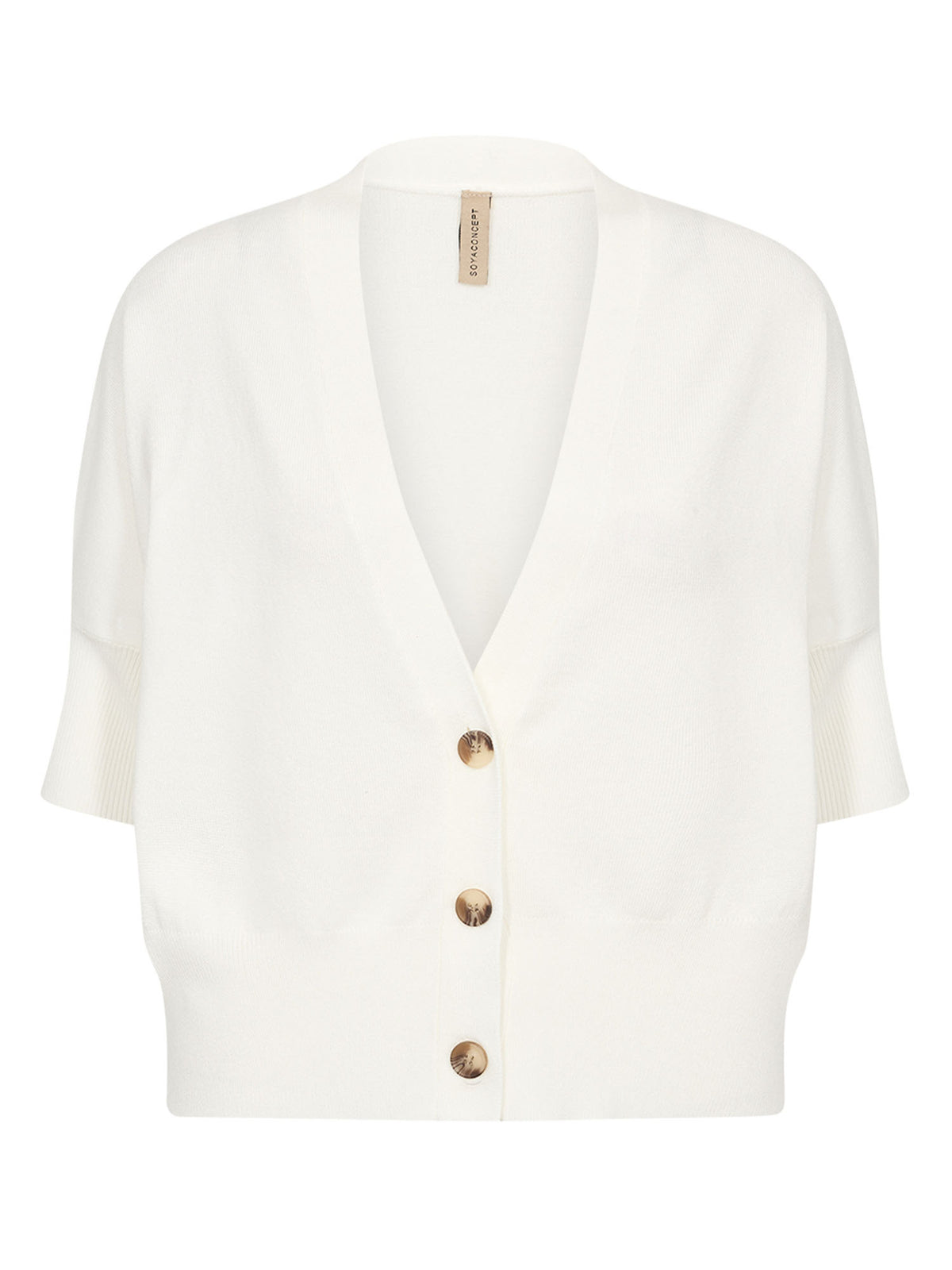 Soya concept cardiga maglia da donna panna