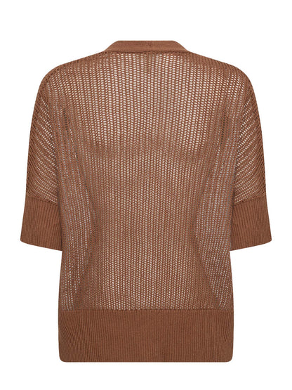 Cardigan Soyaconcept da donna adulto marrone versatile e confortevole