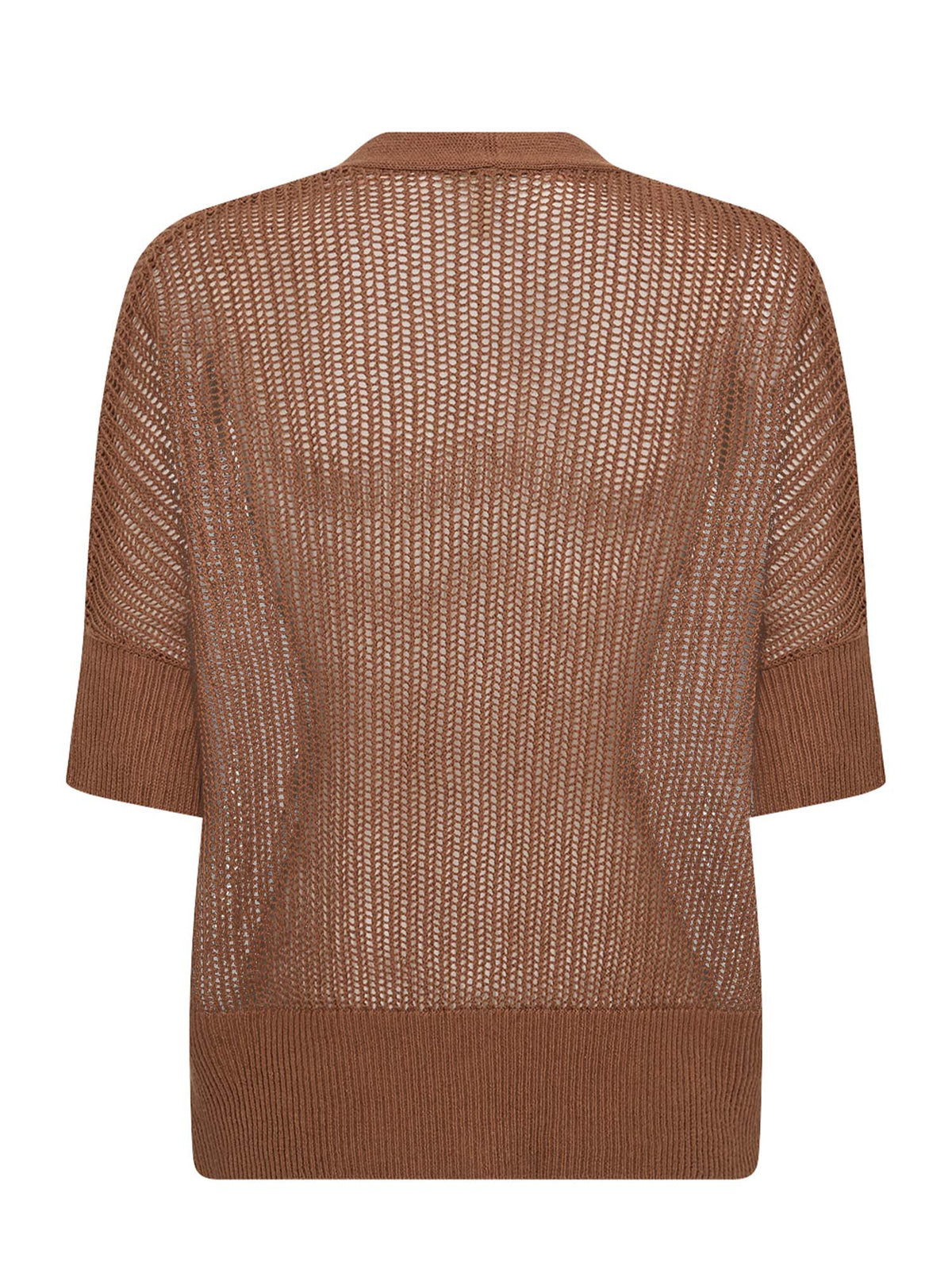 Soya concept cardiga maglia da donna tabacco