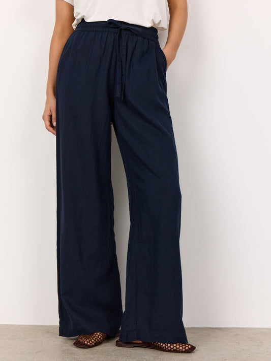 Pantaloni Soyaconcept 40791 blu unisex adulto dal design versatile