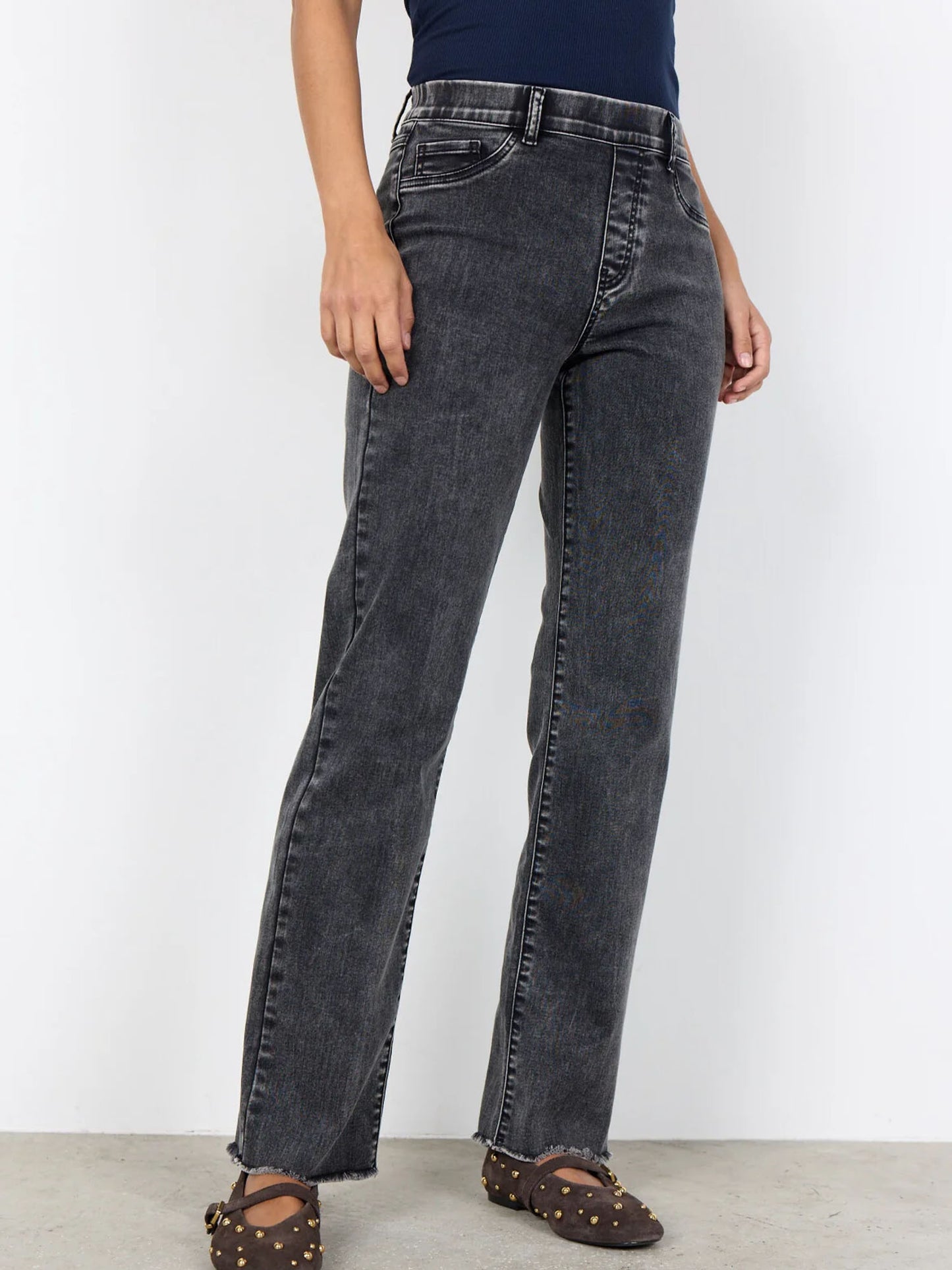 Jeans grigio Nadira di Soyaconcept per donna, casual e comodi