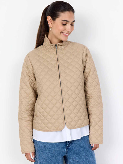 Giubbino trapuntato beige da donna Soyaconcept