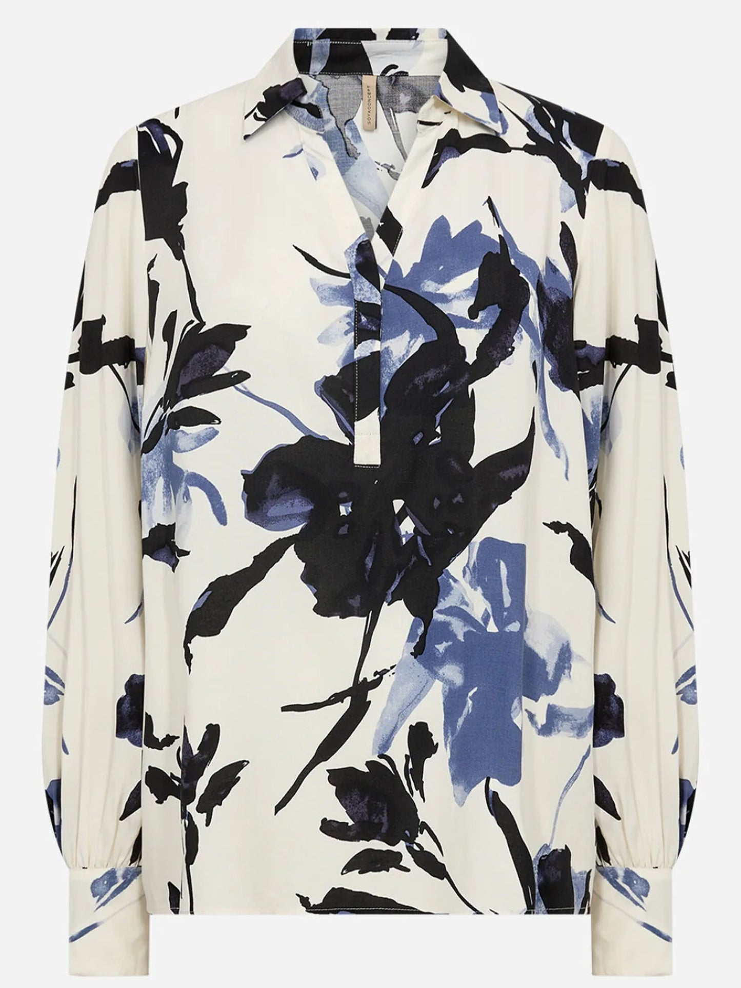 Blusa donna Soya Concept con maniche ampie e stampa floreale multicolore