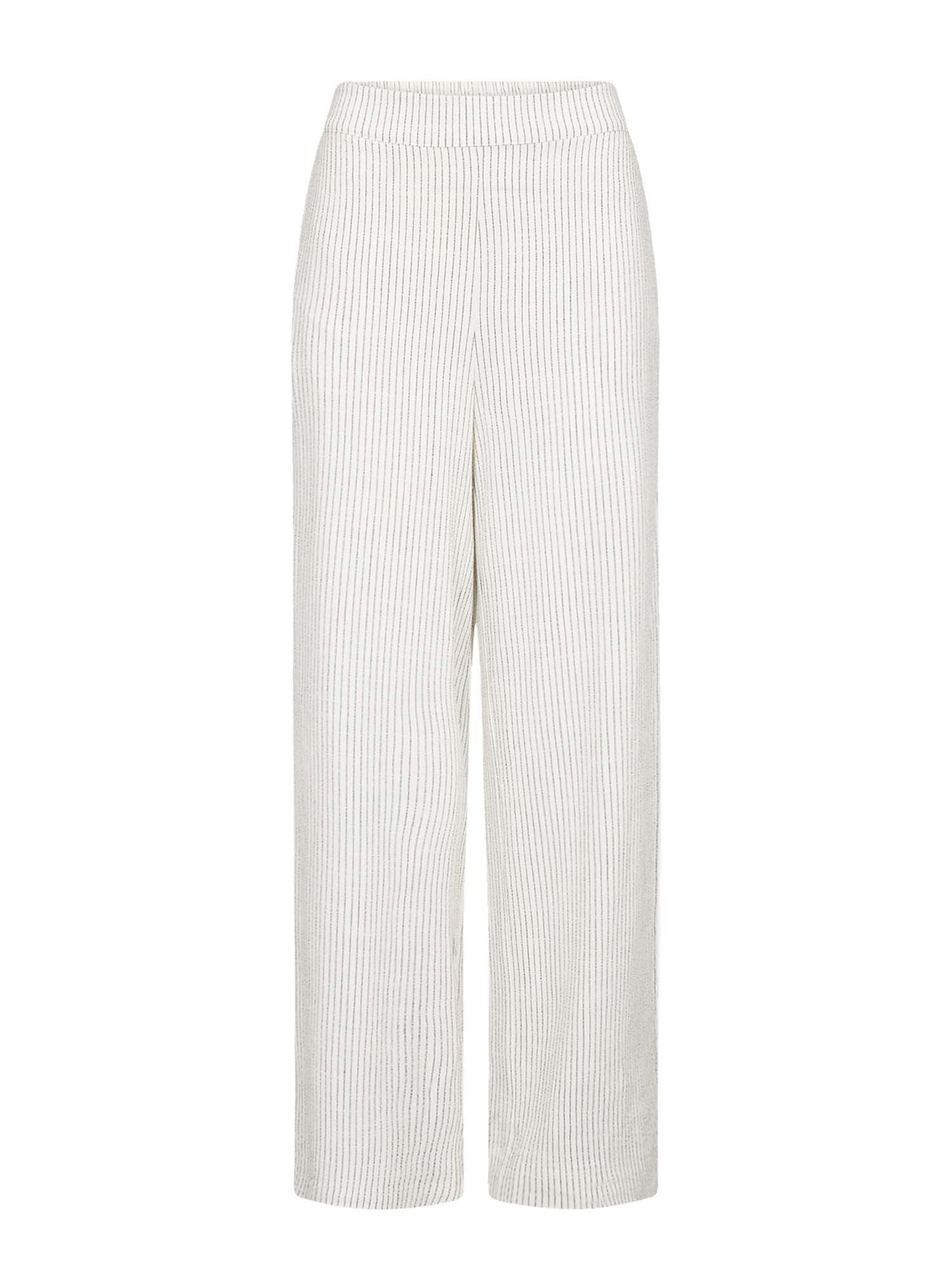 Pantaloni a righe SoyaConcept da donna neri casual