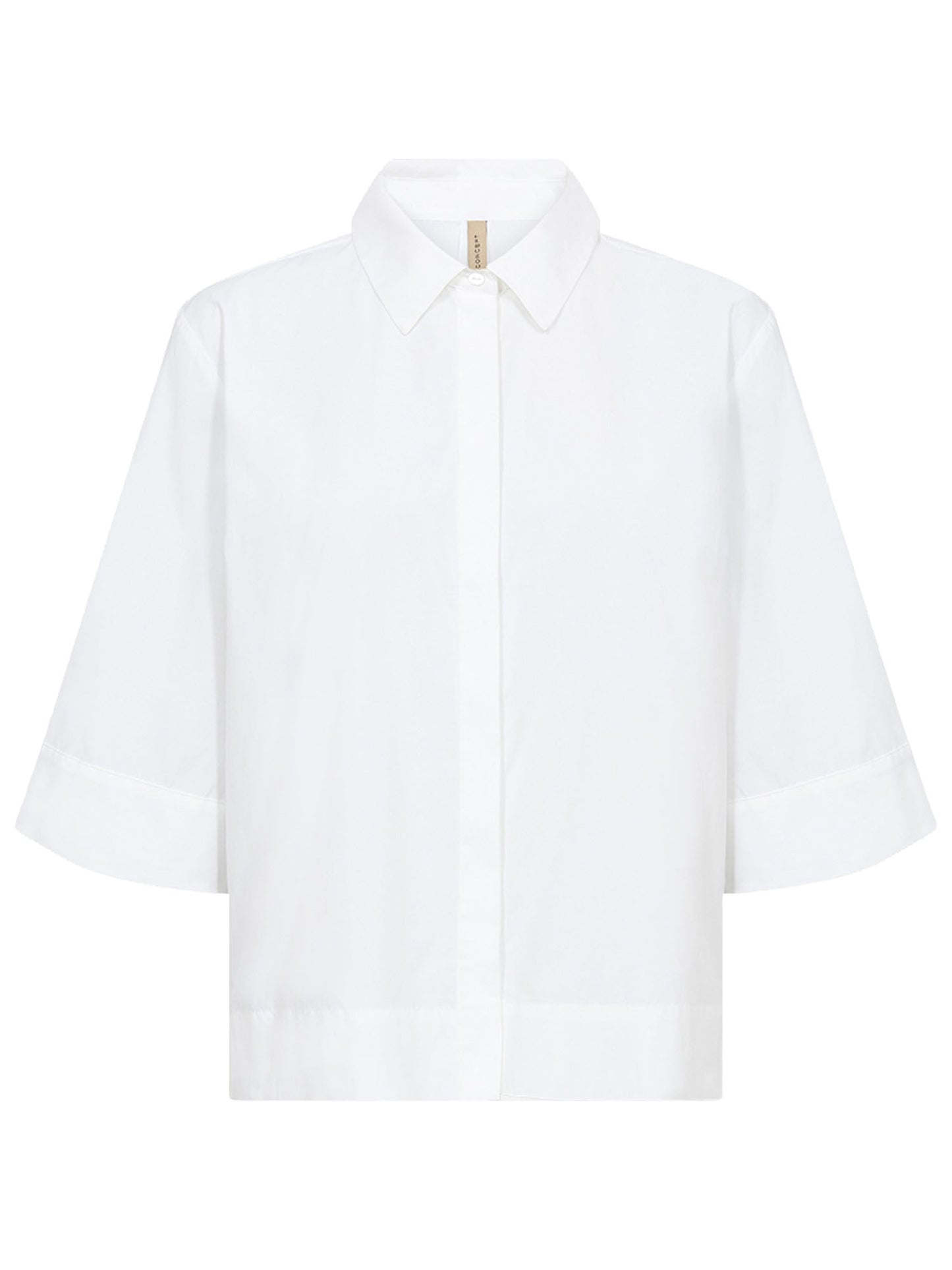 Camicia bianca Soya Concept con maniche ampie 3/4 da donna