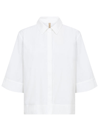 Camicia bianca Soya Concept con maniche ampie 3/4 da donna
