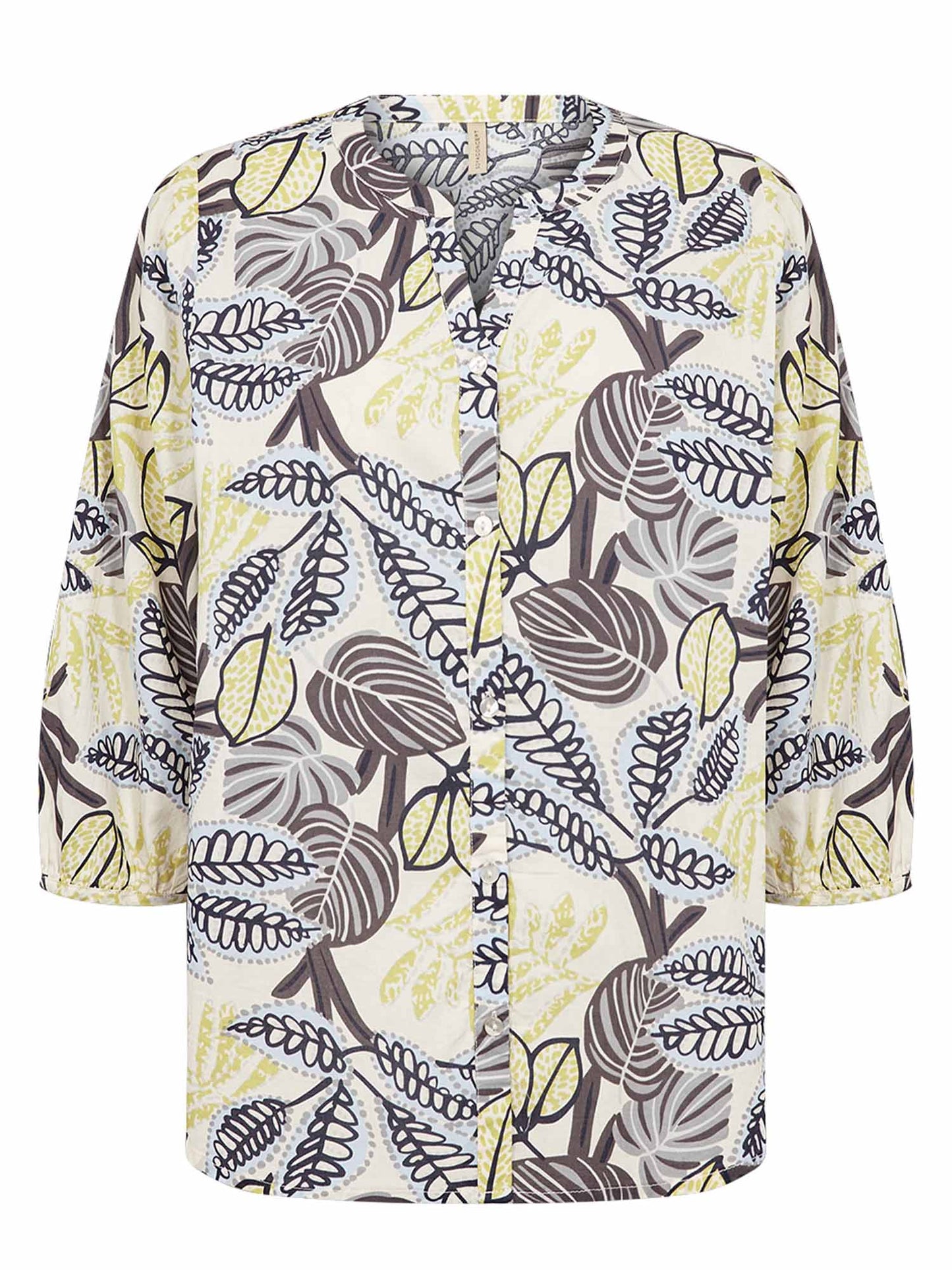 Camicia donna Soyaconcept in cotone multicolore con stampa fresca