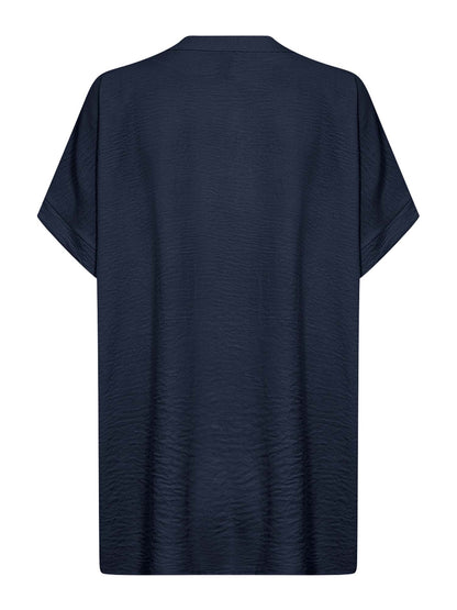 Cardigan blu Soya Concept da donna senza bottoni, perfetto per la primavera