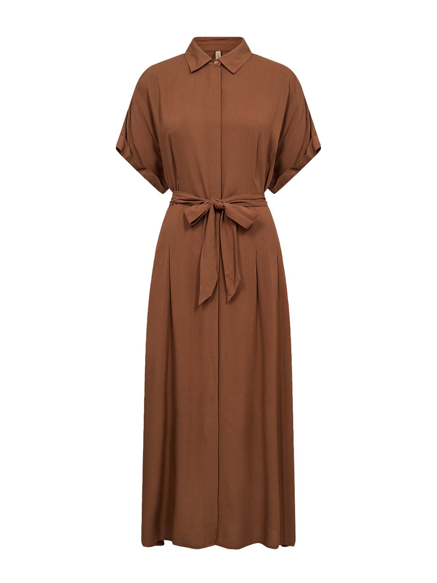 Vestito donna marrone Soyaconcept dal design contemporaneo e confortevole