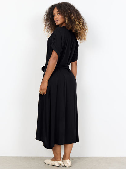 Soyaconcept vestito donna nero elegante e contemporaneo