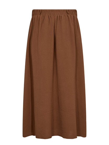 Gonna donna Soyaconcept in marrone versatile e femminile