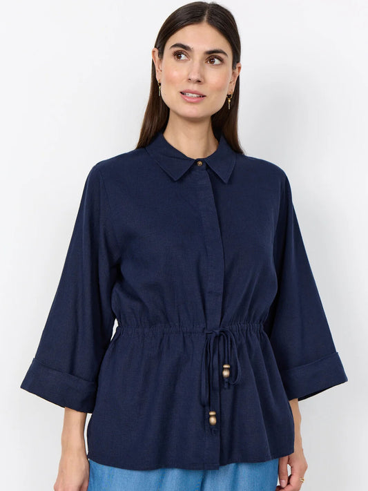 Camicia unisex adulto blu Soyaconcept Saharia, perfetta per ogni occasione