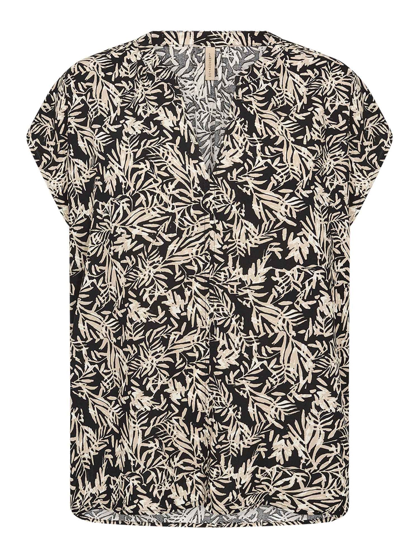 Soyaconcept Faye 2, elegante blusa donna multicolore in viscosa