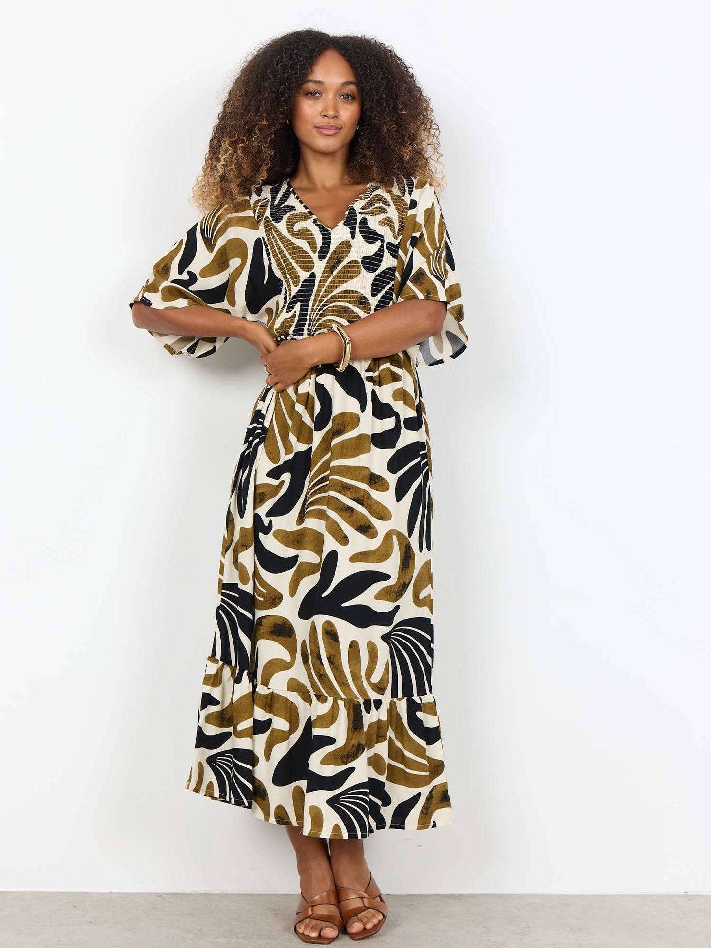 Soyaconcept vestito donna multicolore per la primavera estate