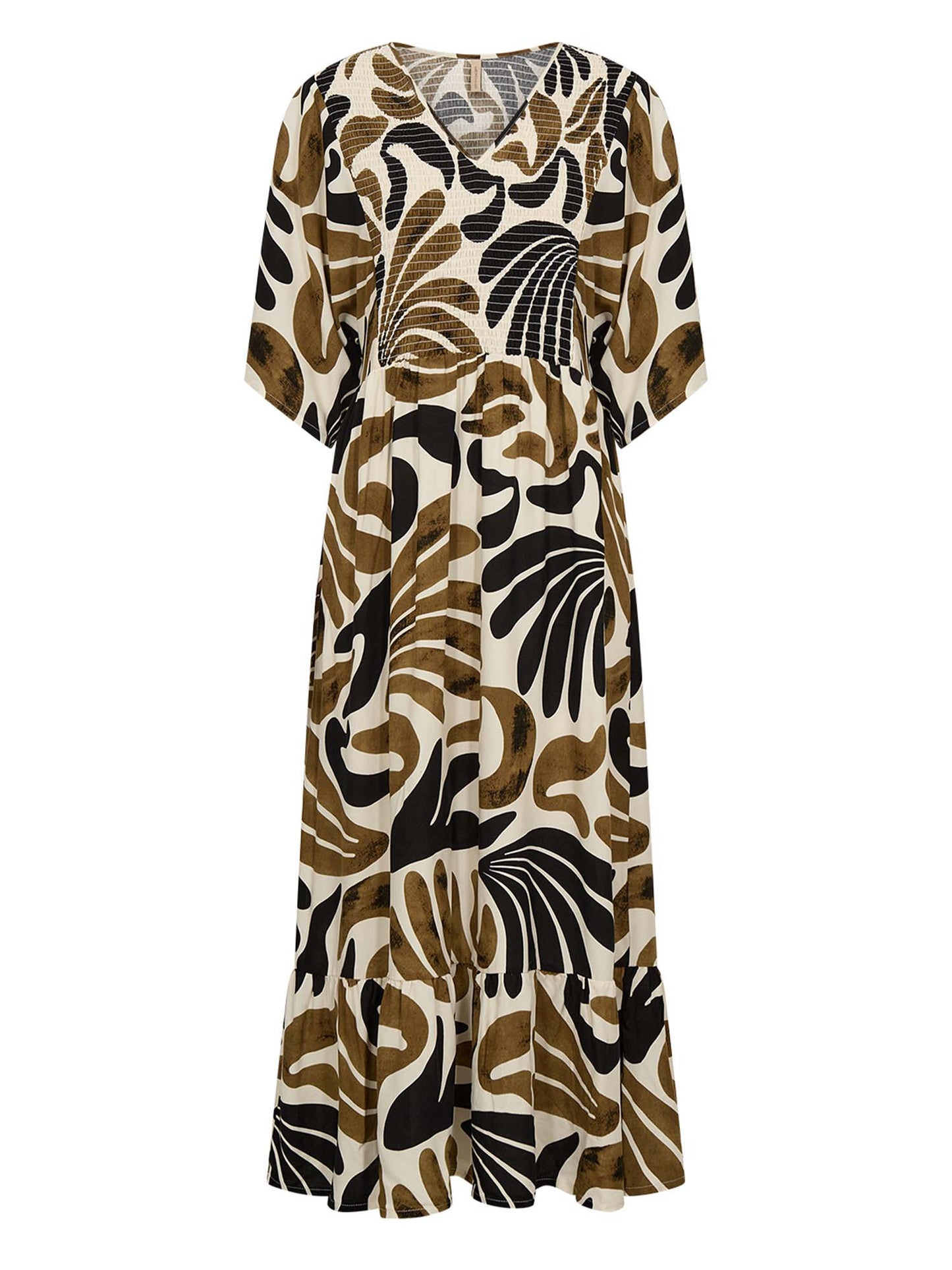 Soyaconcept vestito donna multicolore per la primavera estate