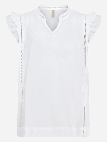 Canotta unisex bianca Soyaconcept, essenziale e versatile