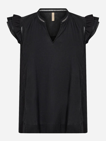 Canotta unisex adulto Soyaconcept in cotone nero