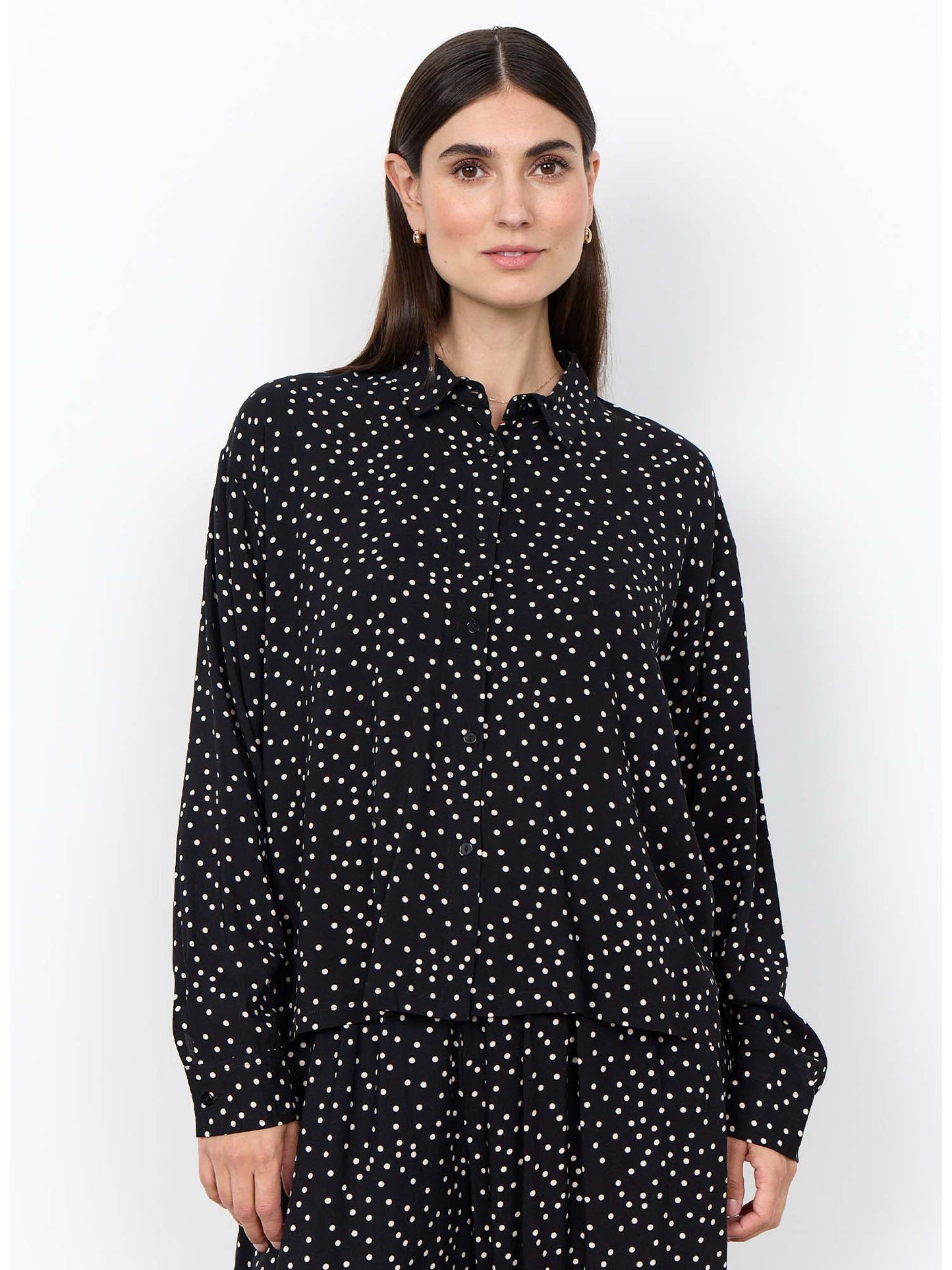 Soyaconcept Gilda, camicia da donna nera