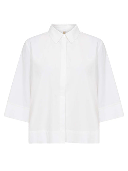 Soyaconcept Netti, camicia da donna bianca