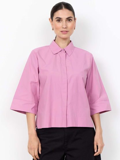 Soyaconcept Netti, camicia da donna rosa