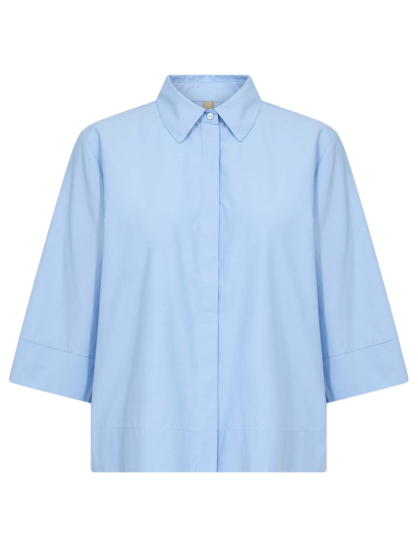 Soyaconcept Netti, camicia da donna azzurra