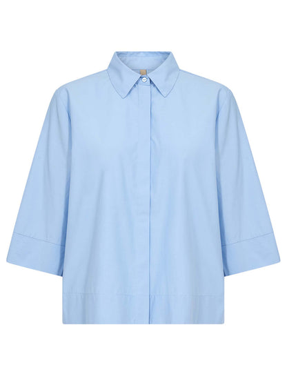 Soyaconcept Netti, camicia da donna azzurra