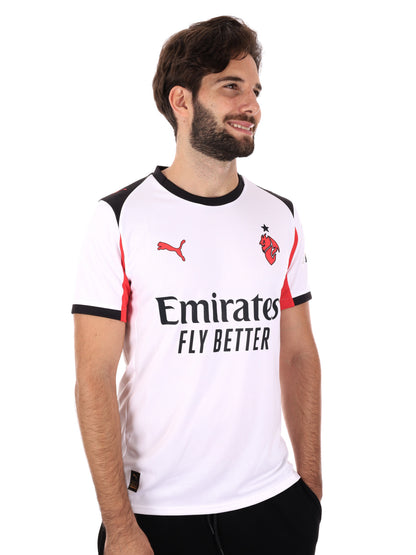 MAGLIA GARA AWAY AC MILAN 25/26 PUMA DA UOMO BIANCO