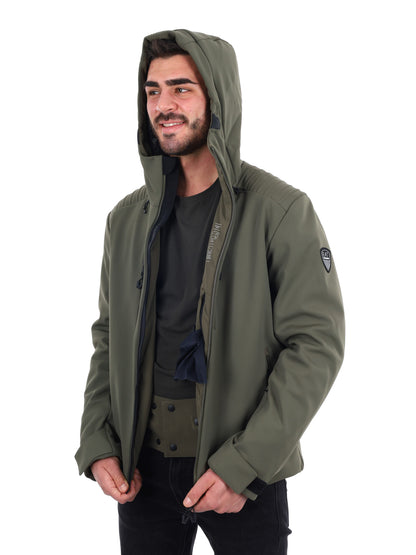 GIACCA DA SCI KITZBUHEL SOFTSHELL EA7 EMPORIO ARMANI DA UOMO VERDE